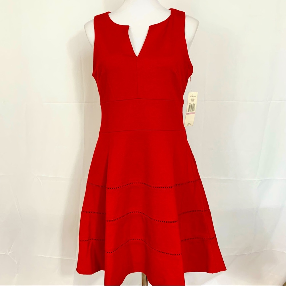 NWT! Sharagano Crismson Stretch Season Dress